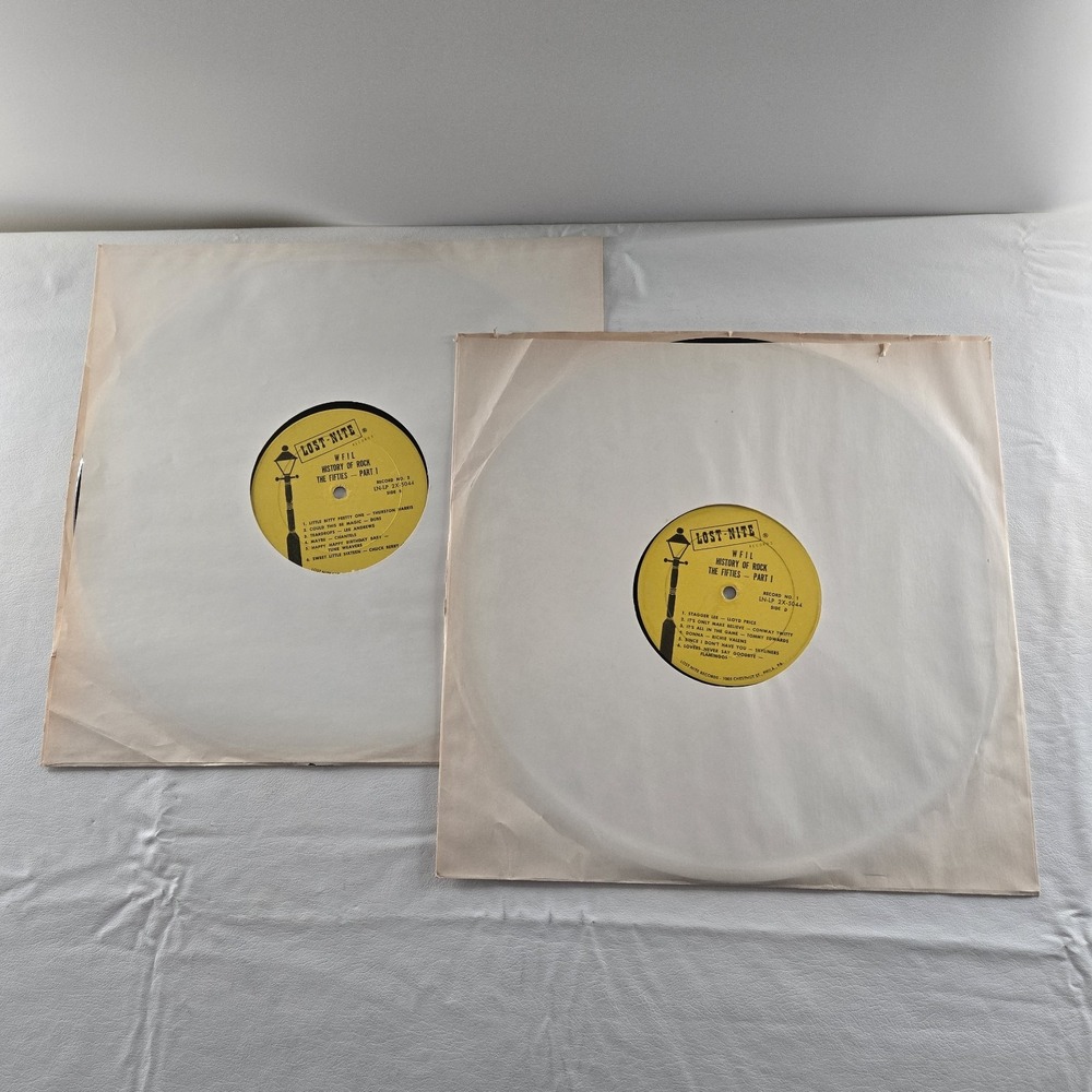 WFIL '56 History of Rock The Fifties Part 1 Vinyl LP Record Gatefold VG Tested - Picture 10 of 16